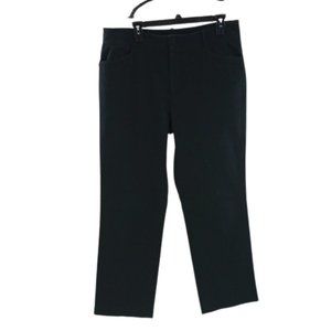 Lauren Ralph Lauren Dress Pants Black Classic Straight High Rise Womens Size 14